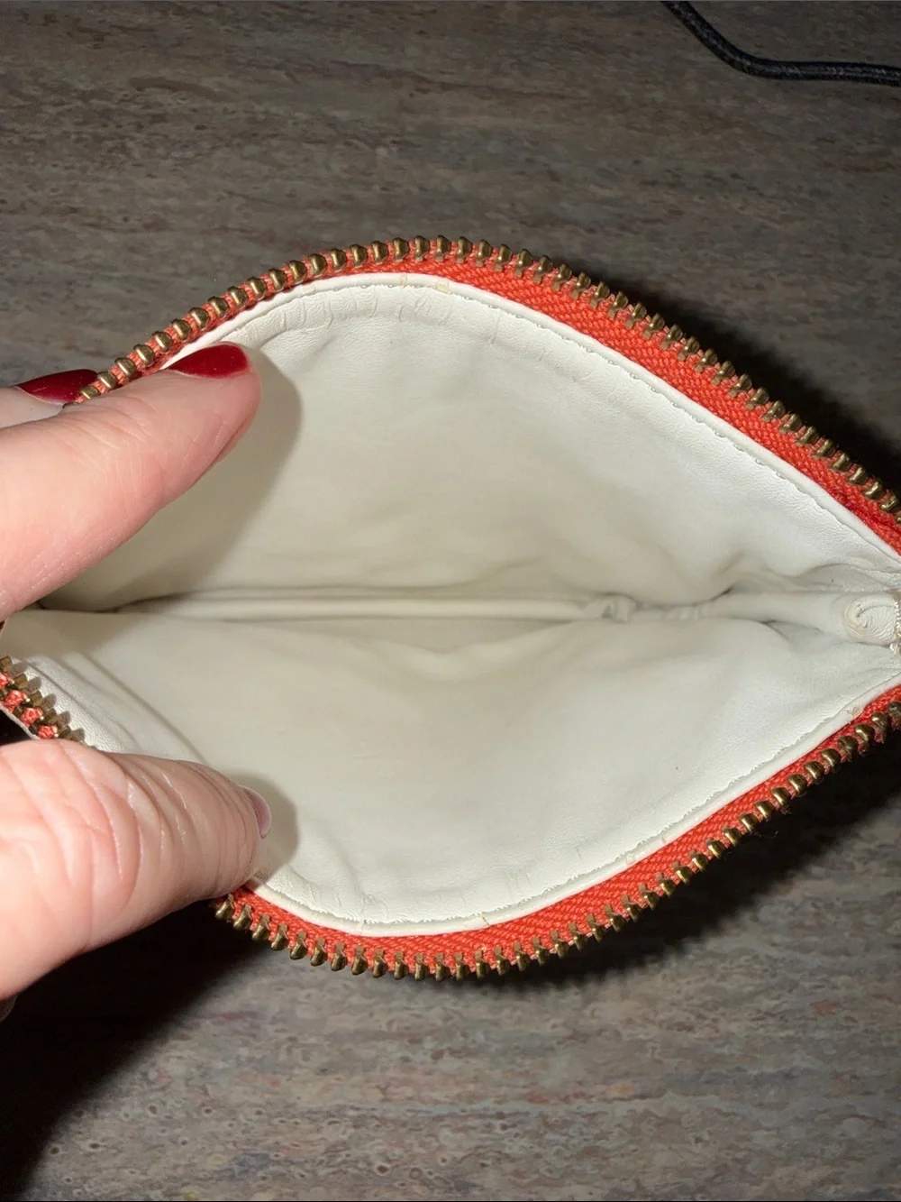 Fossil Multicolor Floral Zip Pouch